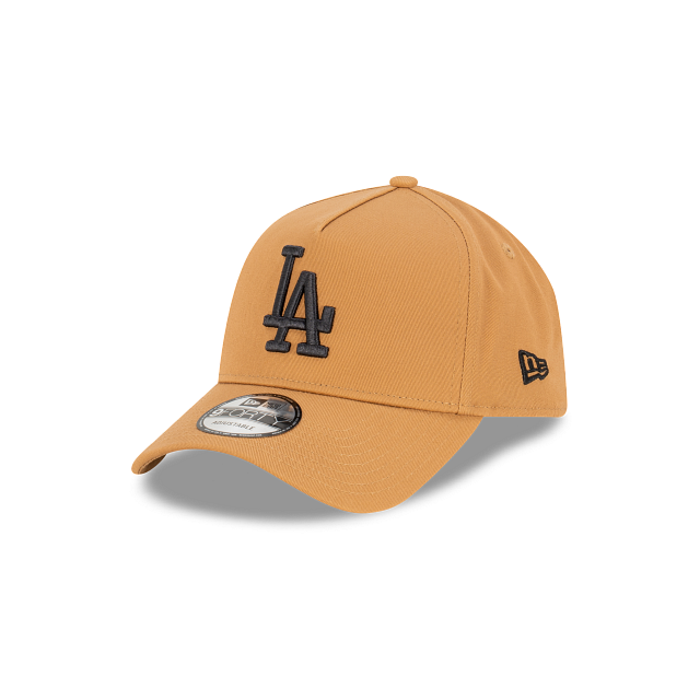 Los Angeles Dodgers New Era 9FORTY A-Frame Snapback Hat - Wheat