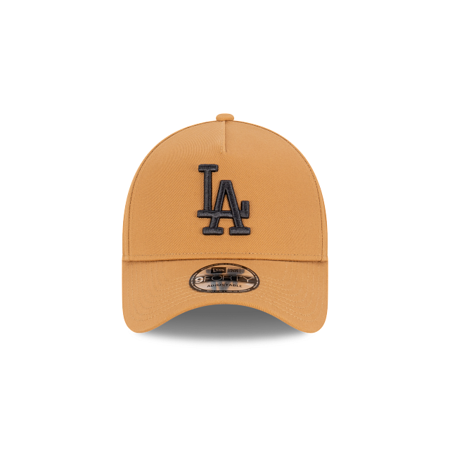 Los Angeles Dodgers New Era 9FORTY A-Frame Snapback Hat - Wheat