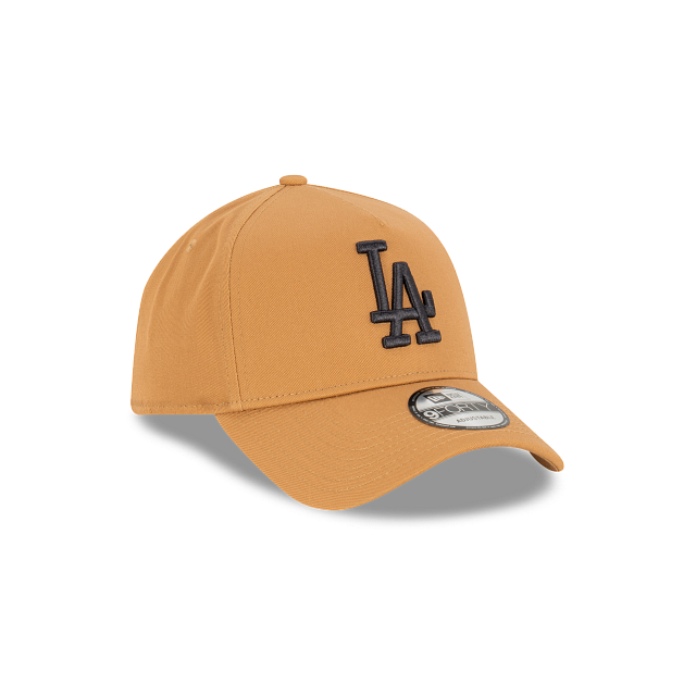 Los Angeles Dodgers New Era 9FORTY A-Frame Snapback Hat - Wheat