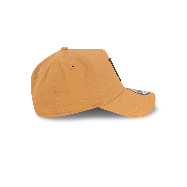 Los Angeles Dodgers New Era 9FORTY A-Frame Snapback Hat - Wheat