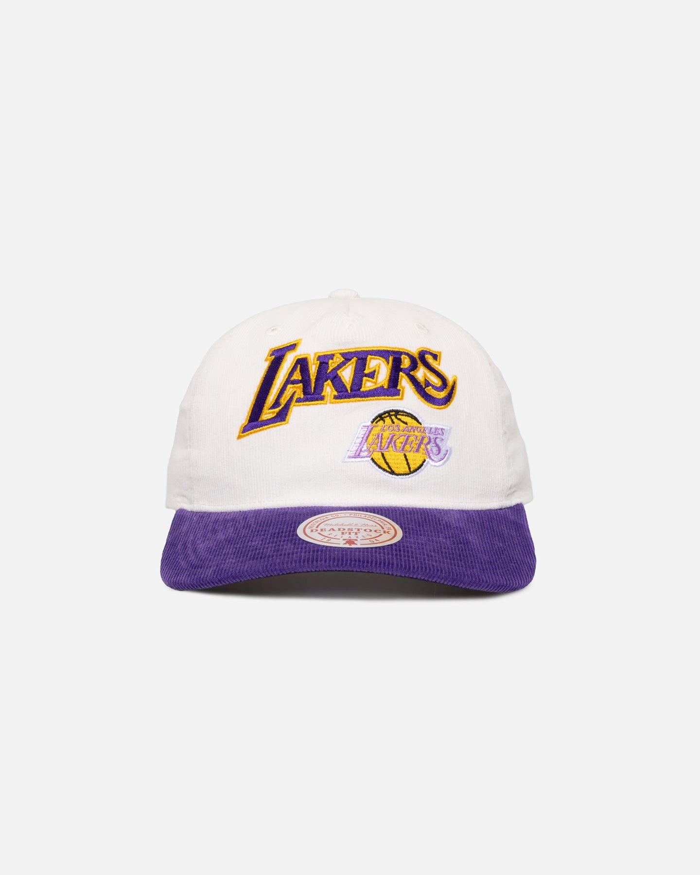 LA Lakers History Origin Wordmark Snapback