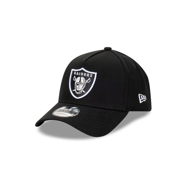 Las Vegas Raiders New Era 9FORTY A-Frame Snapback Hat - Black