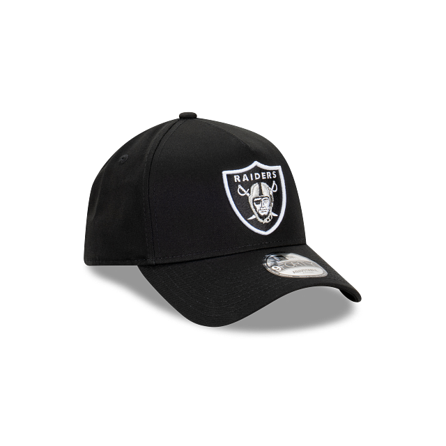Las Vegas Raiders New Era 9FORTY A-Frame Snapback Hat - Black