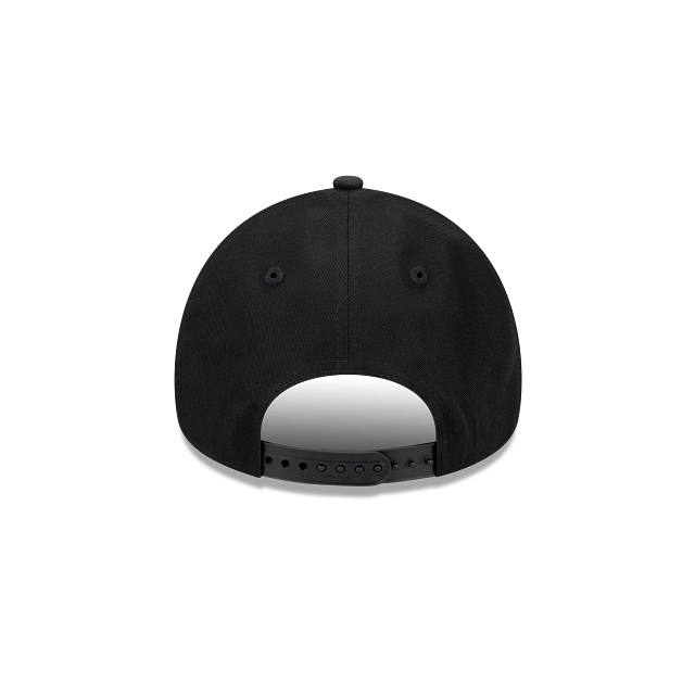Las Vegas Raiders New Era 9FORTY A-Frame Snapback Hat - Black on Black