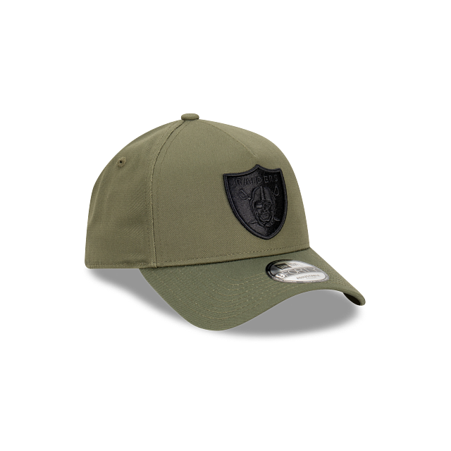 Las Vegas Raiders New Era 9FORTY A-Frame Snapback Hat - New Olive