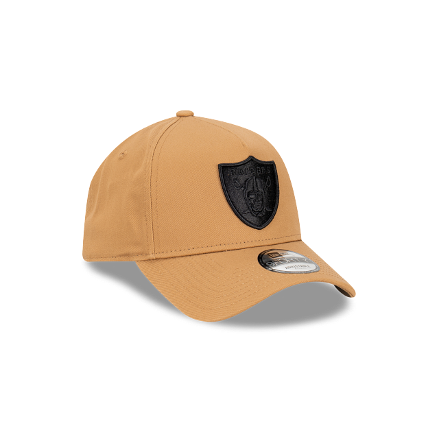 Las Vegas Raiders New Era 9FORTY A-Frame Snapback Hat - Wheat