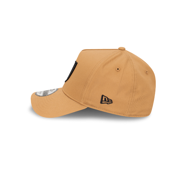 Las Vegas Raiders New Era 9FORTY A-Frame Snapback Hat - Wheat