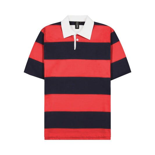 Rugby Jersey - Red & Navy