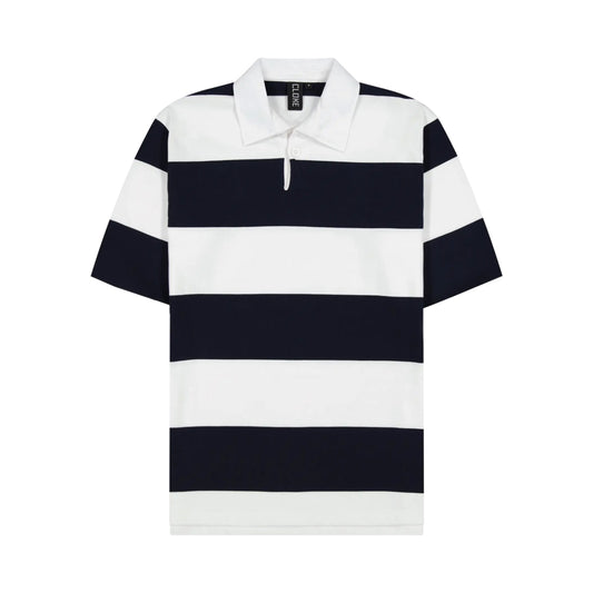 Rugby Jersey - White & Navy