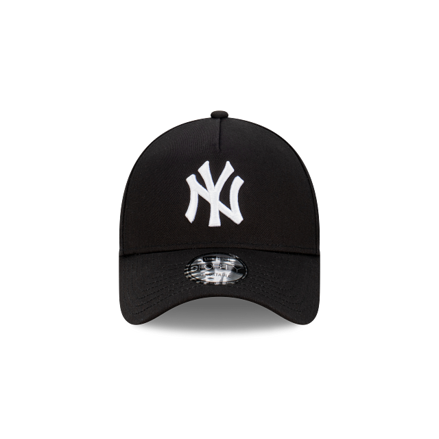New York Yankees New Era 9FORTY A-Frame Snapback Hat - Black