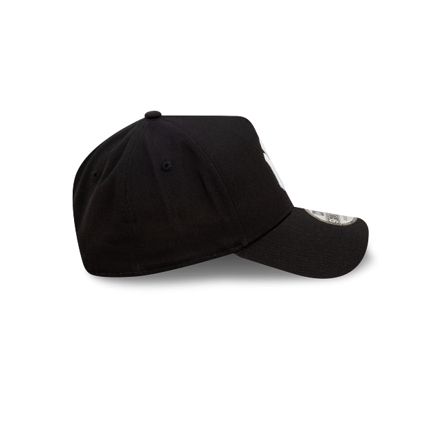 New York Yankees New Era 9FORTY A-Frame Snapback Hat - Black