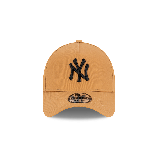 New York Yankees New Era 9FORTY A-Frame Snapback Hat - Wheat