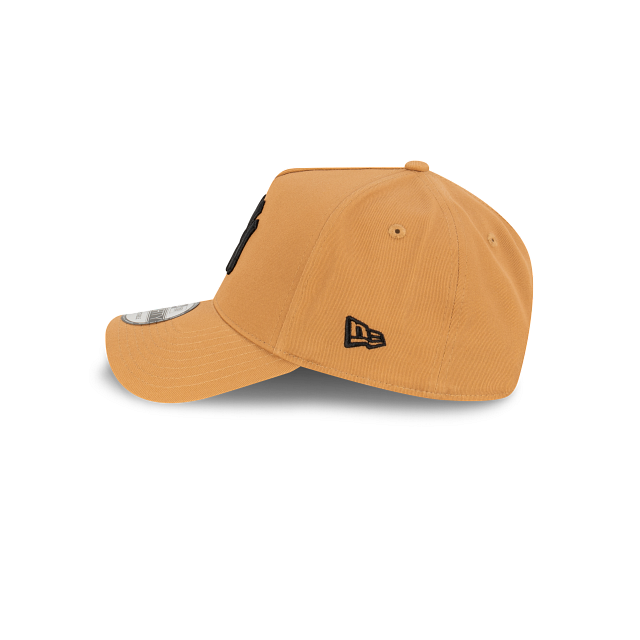 New York Yankees New Era 9FORTY A-Frame Snapback Hat - Wheat