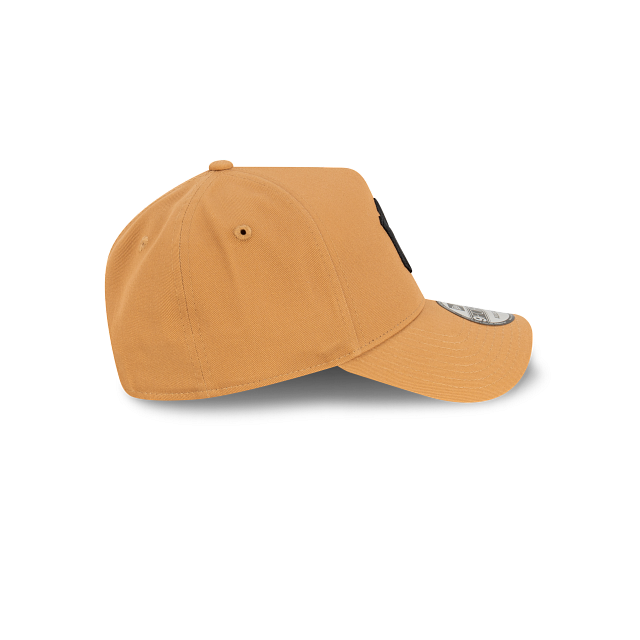 New York Yankees New Era 9FORTY A-Frame Snapback Hat - Wheat