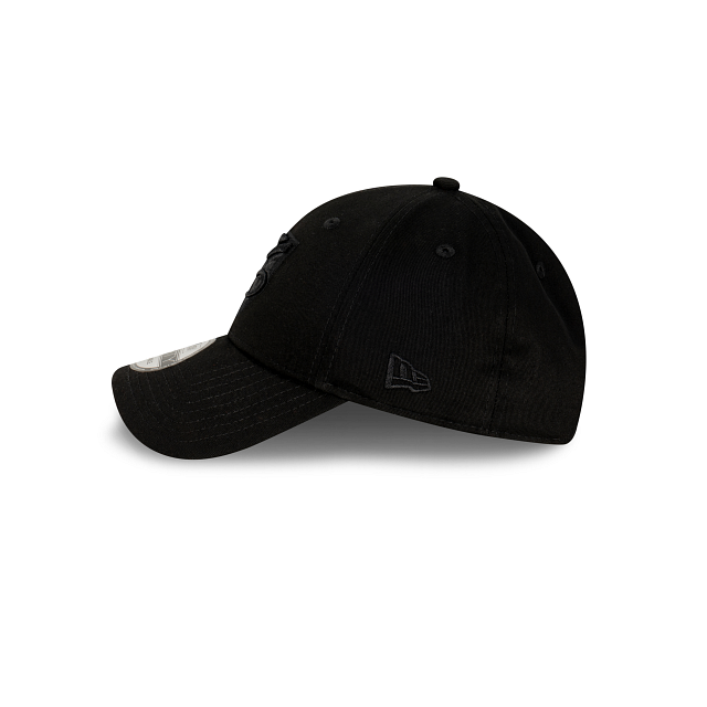 New Zealand Warriors New Era 9FORTY Snapback Hat - Black on Black