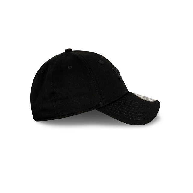 New Zealand Warriors New Era 9FORTY Snapback Hat - Black on Black