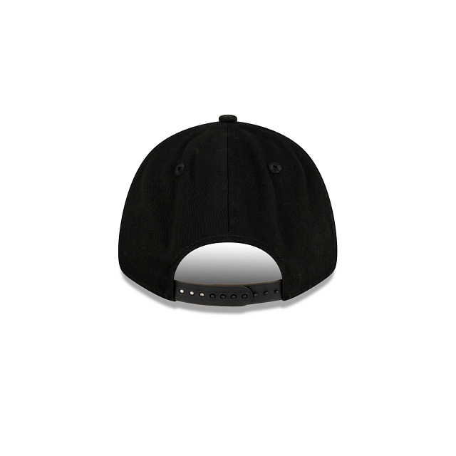 New Zealand Warriors New Era 9FORTY Snapback Hat - Black on Black
