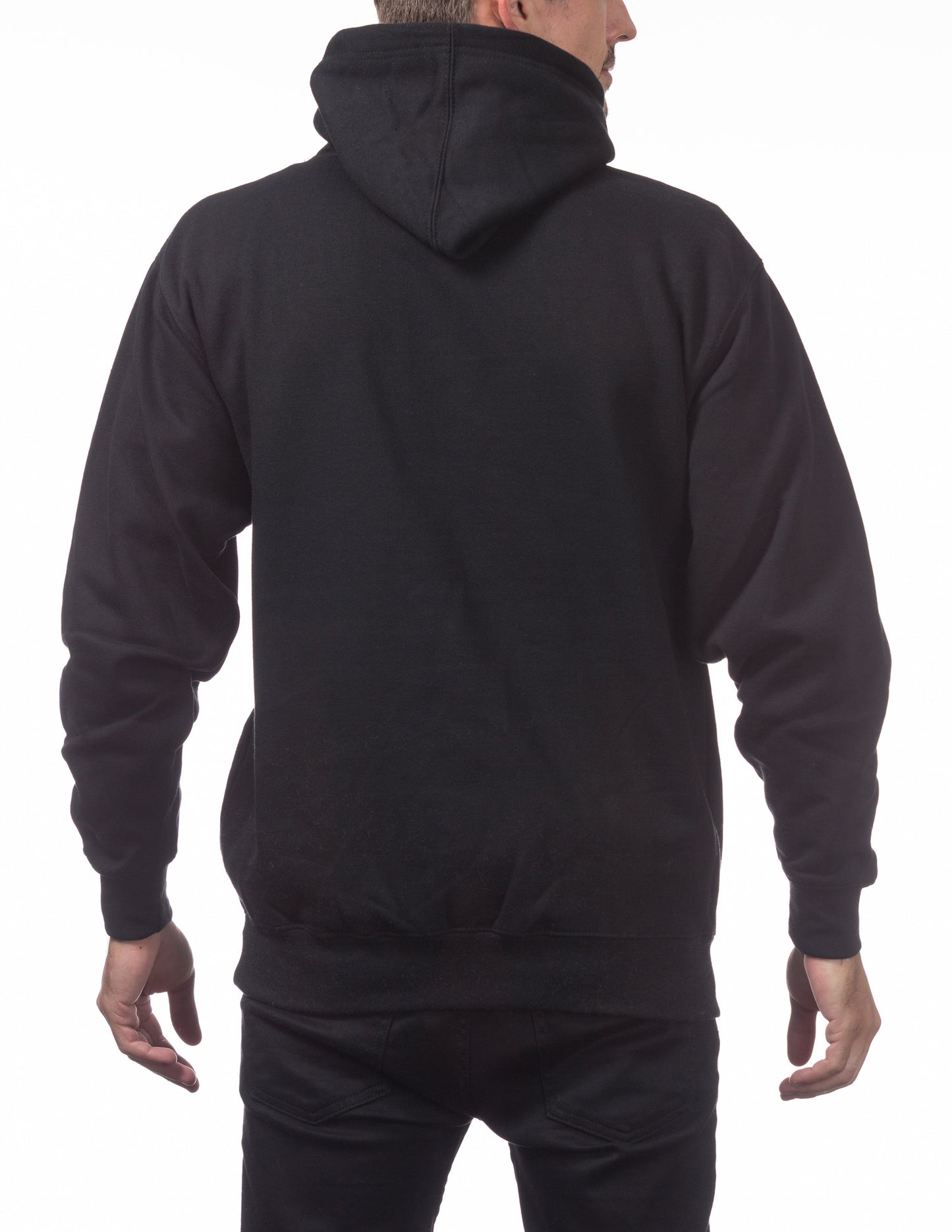 Pro Club Heavyweight Hoodie Black Back
