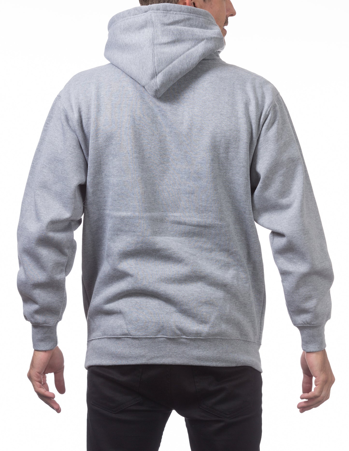 Pro Club Heavyweight Hoodie Grey Back