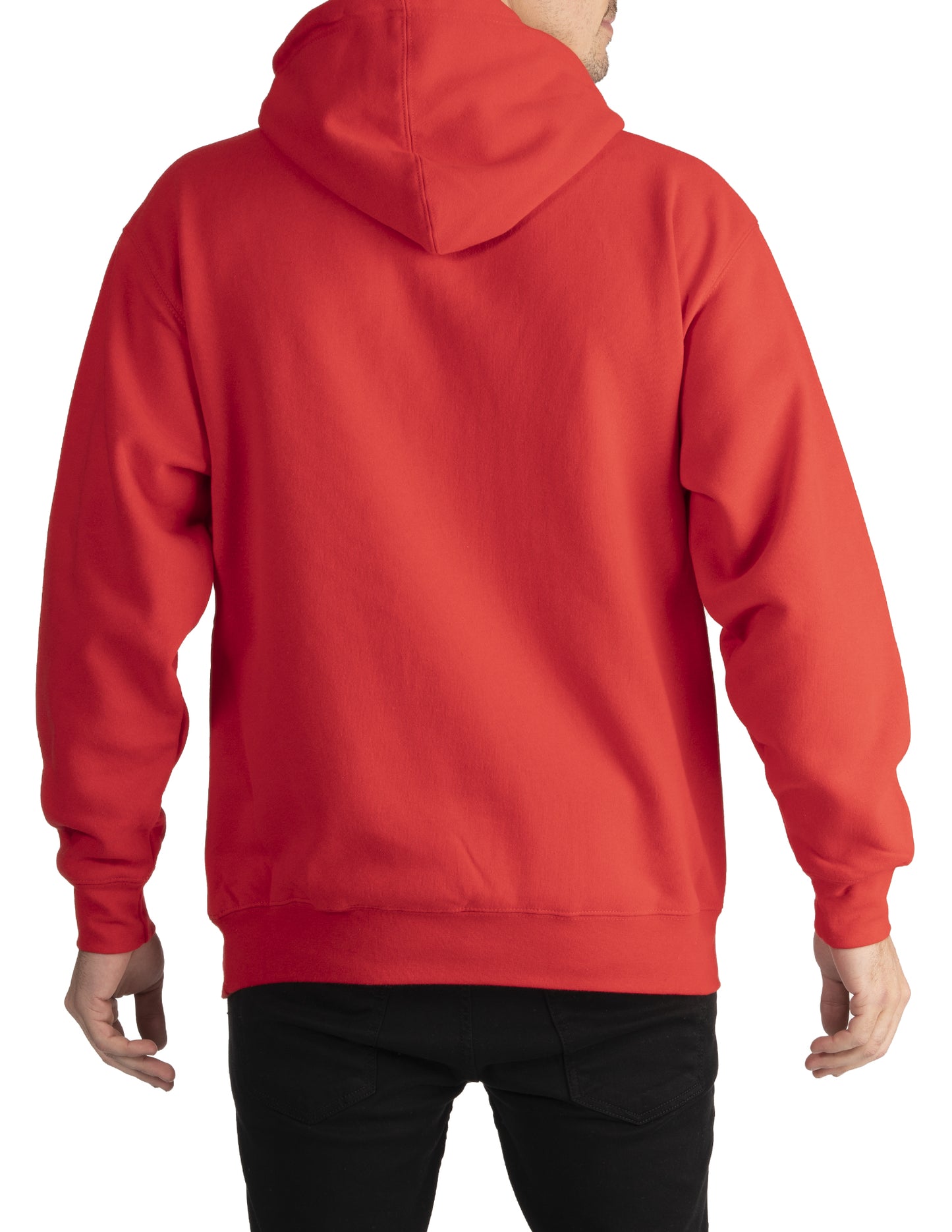 Pro Club Heavyweight Hoodie Red Back