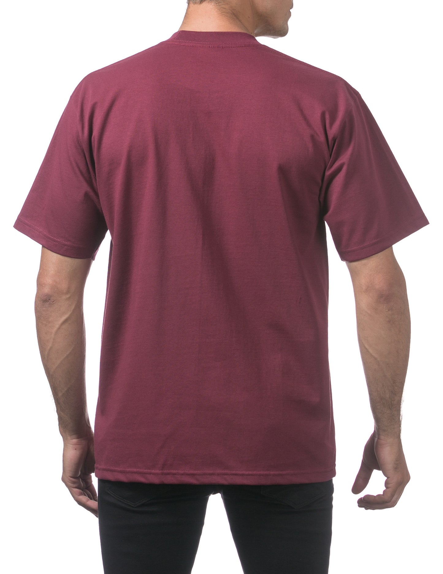 Pro Club Heavyweight Tall T-Shirt Maroon Front