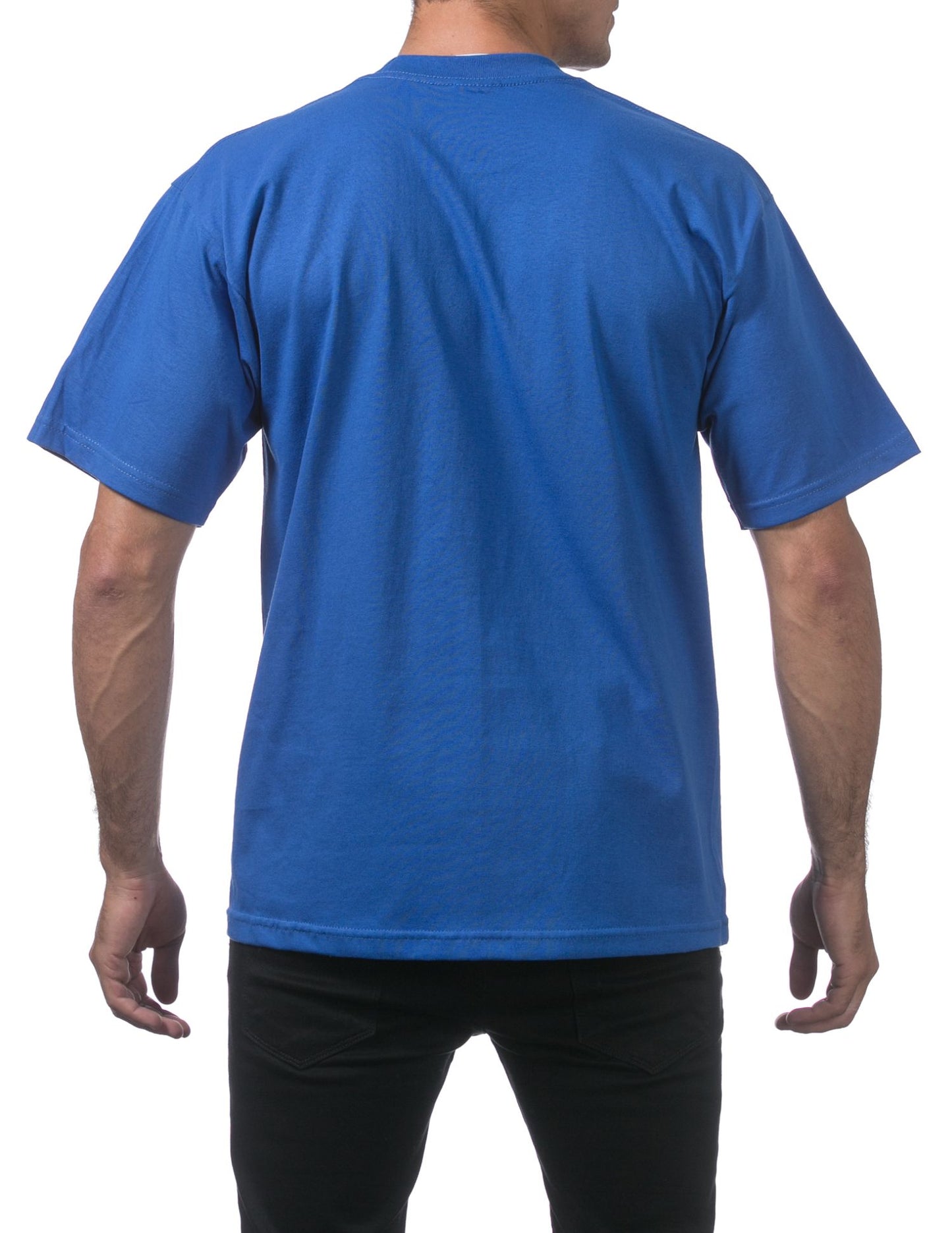 Pro Club Heavyweight T-Shirt Blue Back
