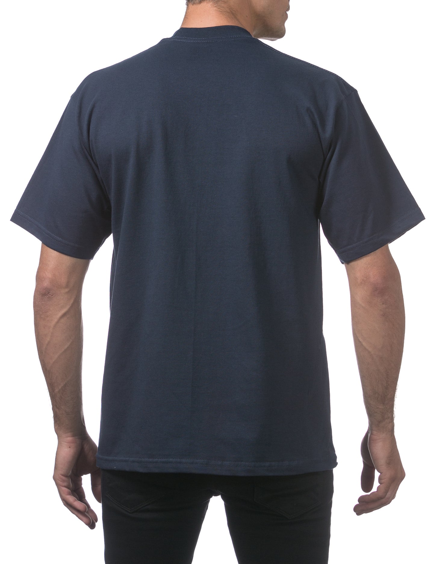 Pro Club Heavyweight T-Shirt Navy Back