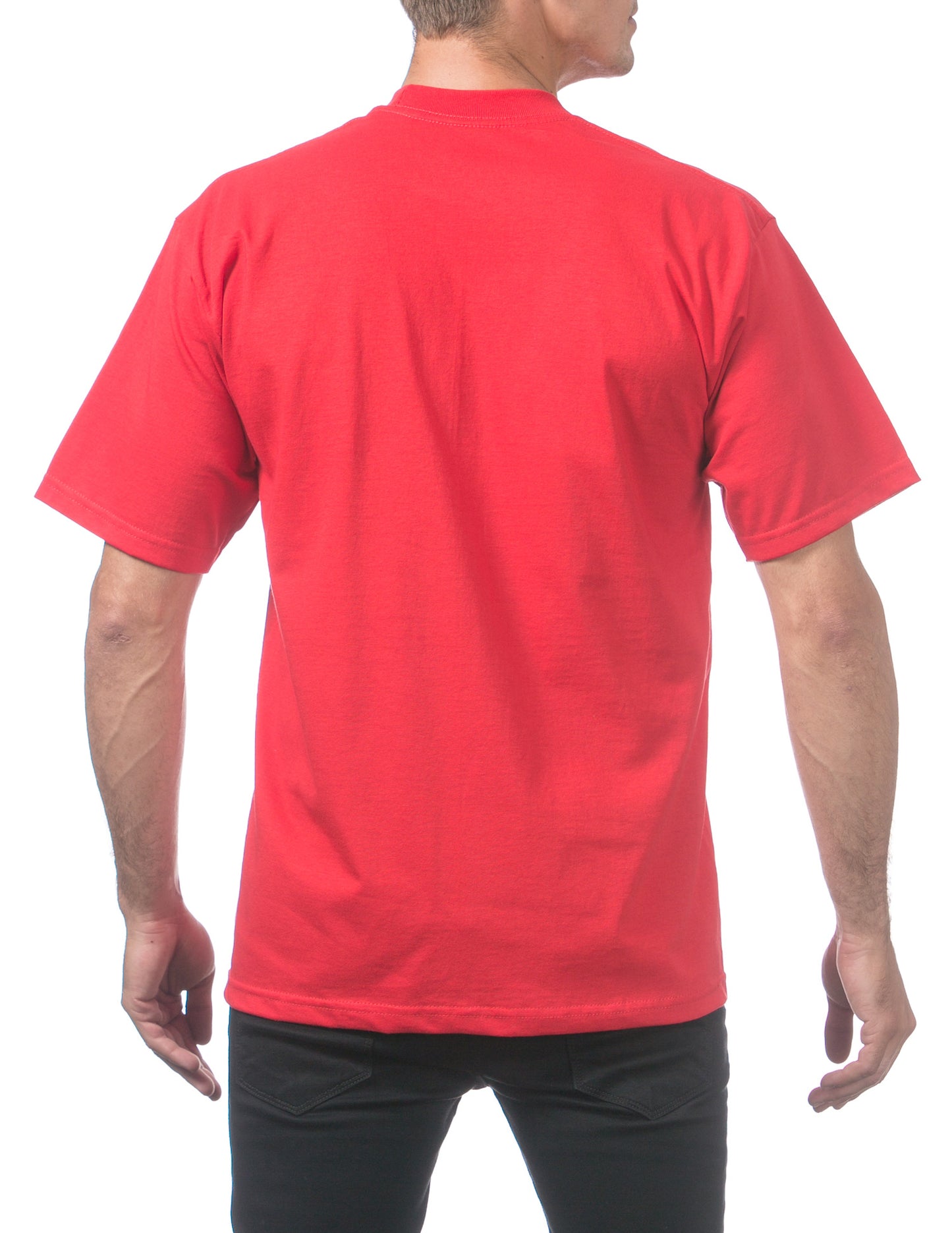 Pro Club Heavyweight T-Shirt Red Back