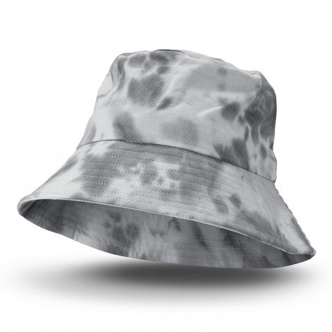 Tie Dye Bucket Hat - Grey