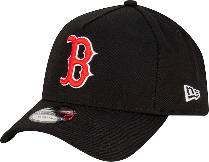 Boston Red Sox New Era 9FORTY A-Frame Snapback Hat - Black
