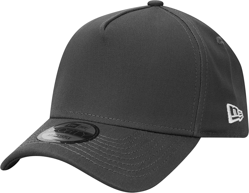 New Era 9FORTY A-Frame Snapback Blank Cap - Grey