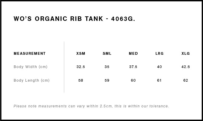 Organic Rib Tank