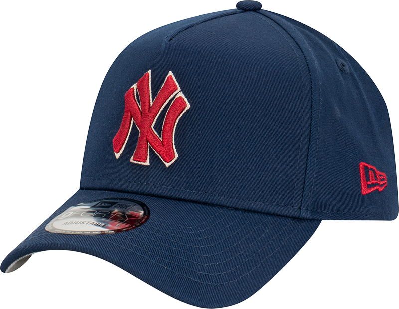 New York Yankees 9FORTY A-Frame Snapback - Cardinal