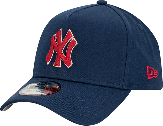 New York Yankees 9FORTY A-Frame Snapback - Cardinal
