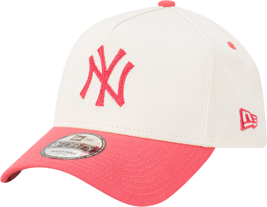 New York Yankees 9FORTY A-Frame Clothstrap - Wine Cork