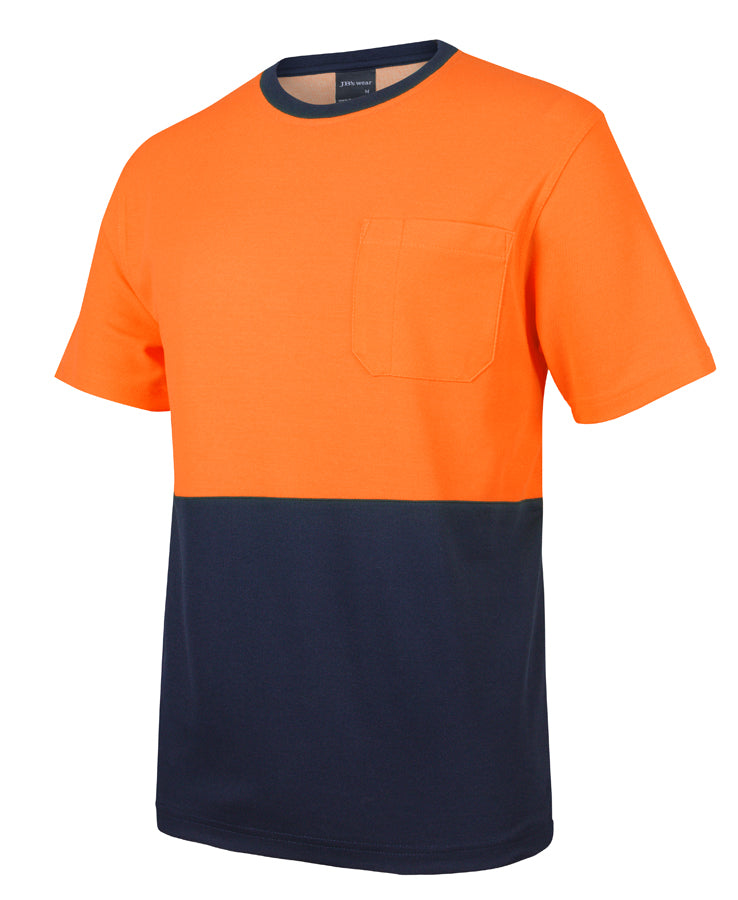 JB's Hi Vis Cotton Back T-Shirt - Orange