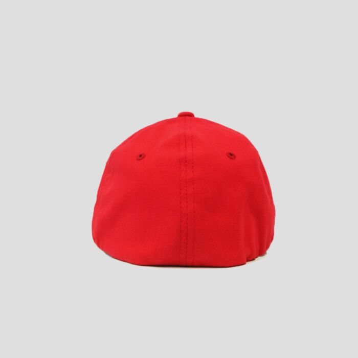Red Flexfit Adults Back