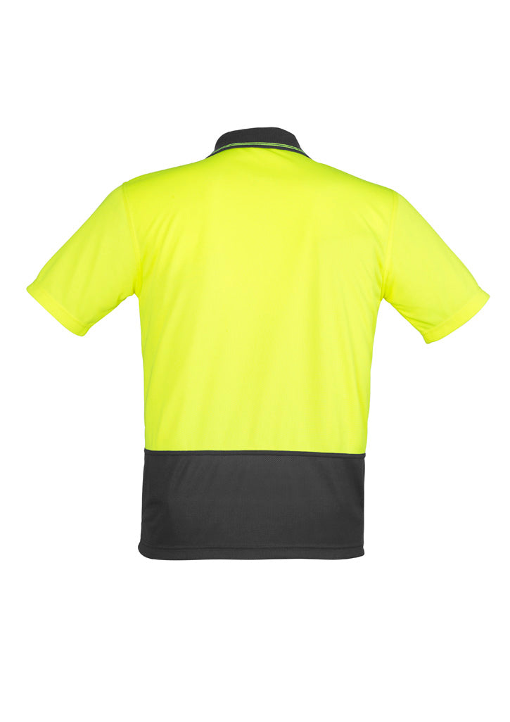 Hi-Vis Polo - Yellow & Charcoal