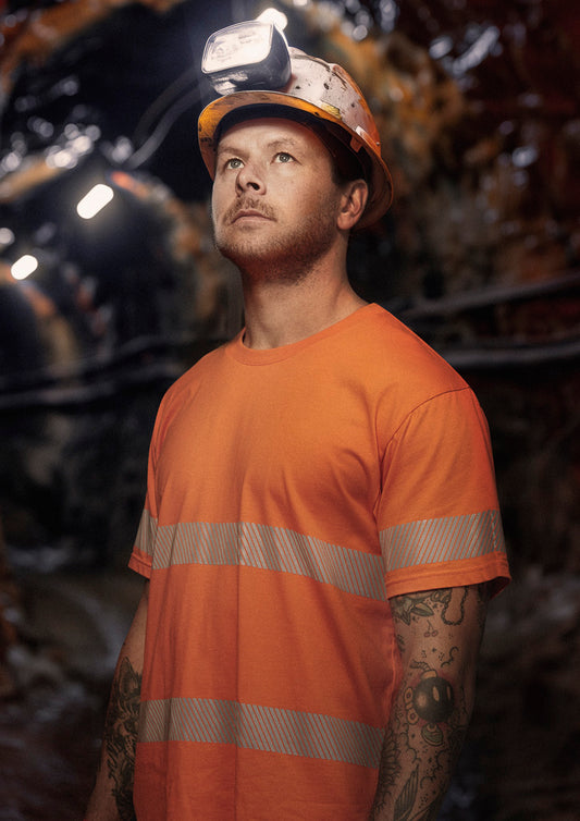 Hi-Vis Segmented Tape Cotton T-Shirt