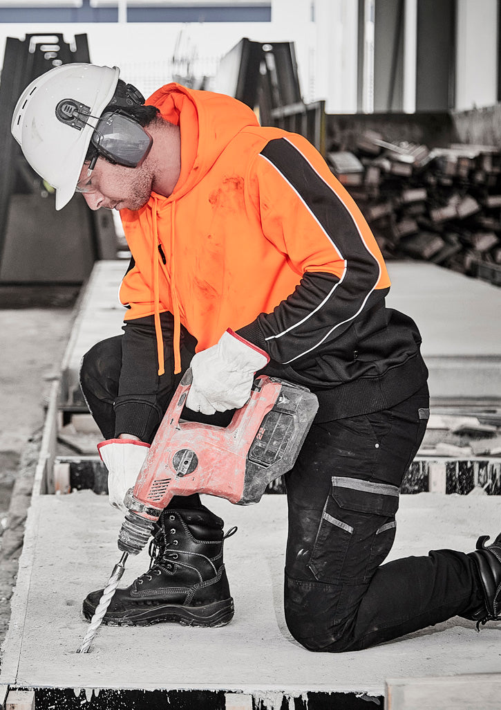 Unisex Hi-Vis Pullover Hoodie