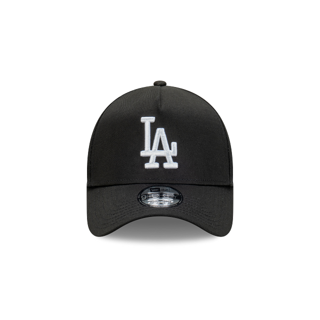 Los Angeles Dodgers New Era 9FORTY A-Frame Snapback Hat - Black