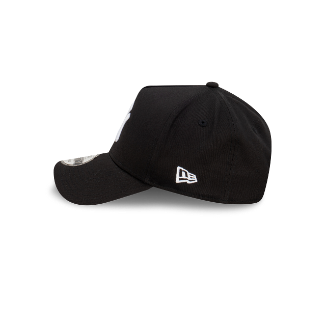 New York Yankees New Era 9FORTY A-Frame Snapback Hat - Black