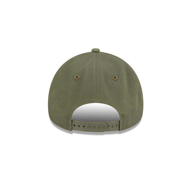 New York Yankees New Era 9FORTY A-Frame Snapback Hat - New Olive