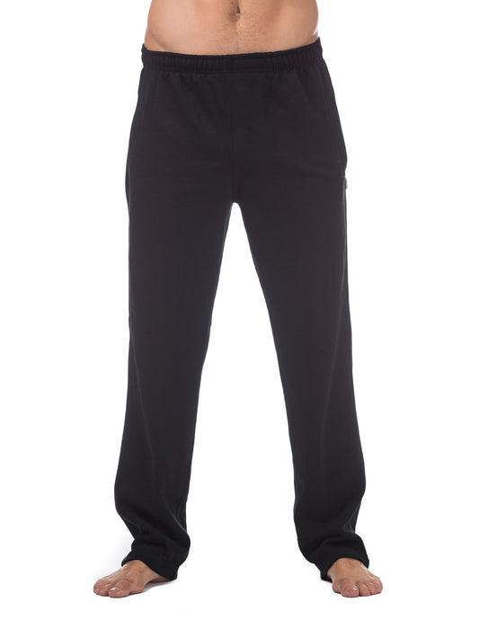 Pro Club Fleece Pants Black Front