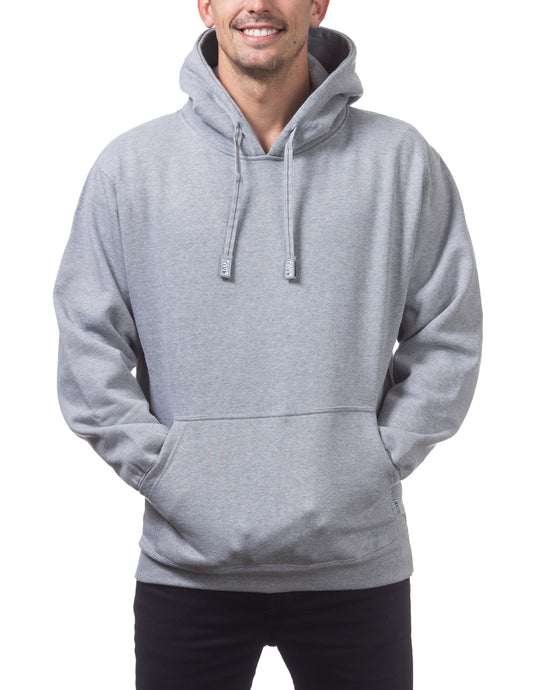 Pro Club Heavyweight Hoodie Grey Front