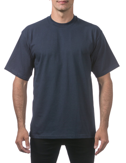 Pro Club Heavyweight Tall T-Shirt Navy Front
