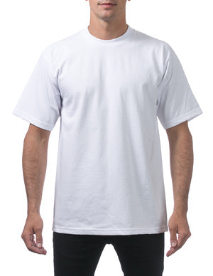Pro Club Heavyweight Tall T-Shirt White Front
