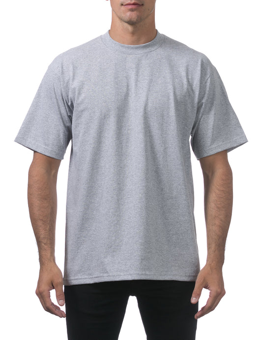 Pro Club Heavyweight T-Shirt Grey Front